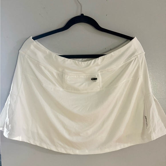 🌻Head White Women's Flared Mini Skirt - Picture 2 of 6
